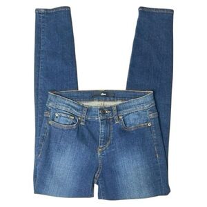 Else women’s Boyfriend Skinny Blue Jeans W 25 with 28” Fit Classic Casual Sporty